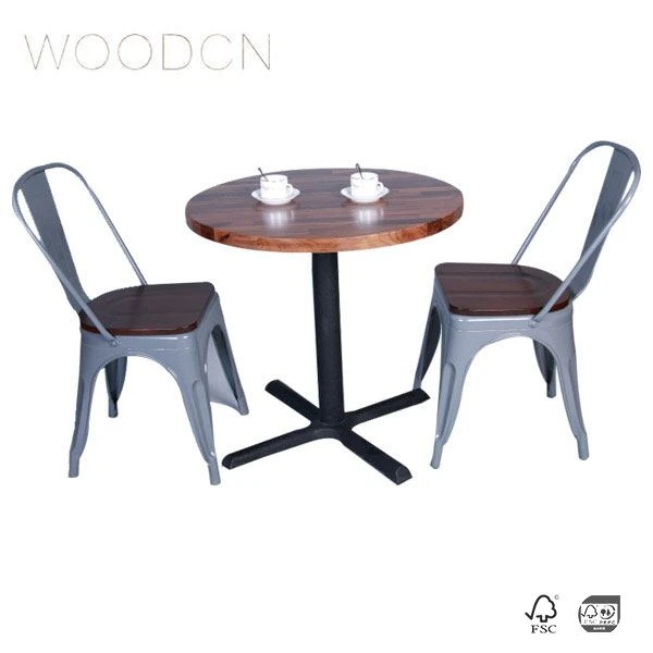 Top Meja Black Walnut Cafe