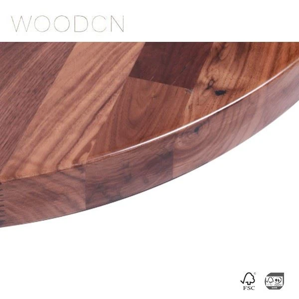Black Walnut Table Top Suitable For Cafes And Restaurants Manufacturers