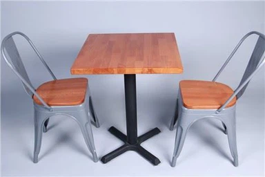 Meja Makan Kayu Padat Kayu Beech Dapat Disesuaikan!