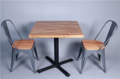 Meja Kopi Blok Butcher White Oak Butcher