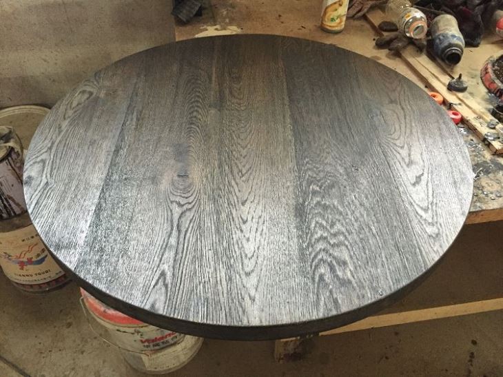 Veneer Oak Wood Dining Table Top