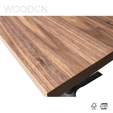 Meja Makan Kulit Kayu Walnut Atas