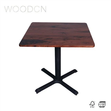 Meja Teh Veneer Kayu Walnut