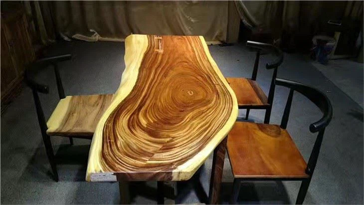 Solid Wood Tea Table For Sale 