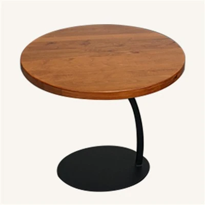 Meja kopi kayu beech solid dengan warna ceri