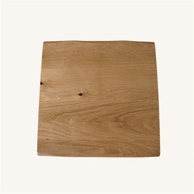 Atasan meja makan kontemporer kayu oak solid