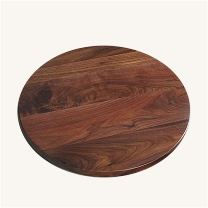 Solid NA Walnut Luxury Restaurant Dining Table Top Supplier suppliers