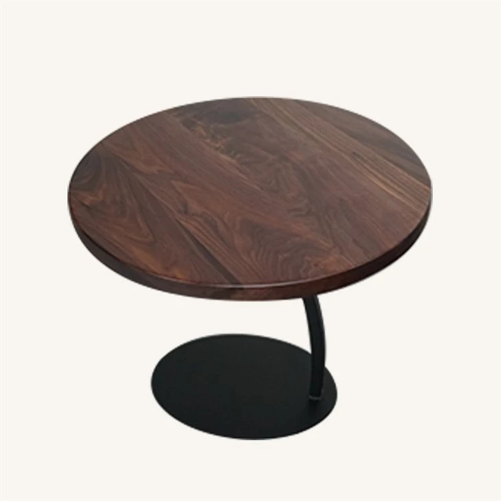 Solid NA Walnut Restaurant Coffee Table Supplier high quality