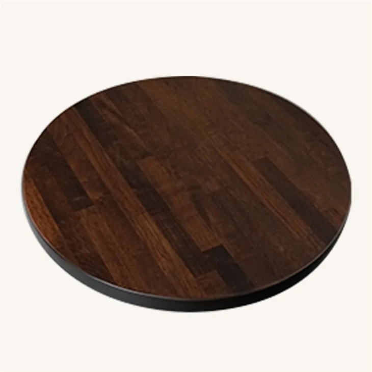 Solid Oak Wood Butcher Block Coffee Table in Walnut Color Wholesale suppliers